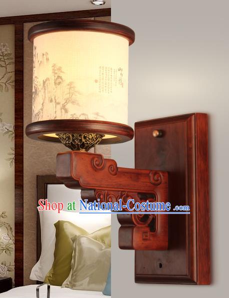 China Handmade Palace Lanterns Wall Lantern Ancient Wood Lanterns Traditional Lamp