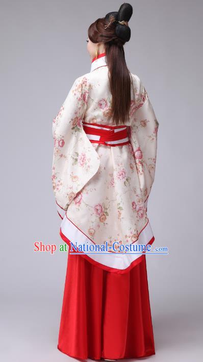 Traditional Chinese Ancient Costume China Ancient Tang Dynasty Hanfu Princess Dress Clothing