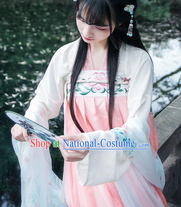 Traditional Chinese Ancient Costume China Ancient Tang Dynasty Hanfu Princess Dress Clothing