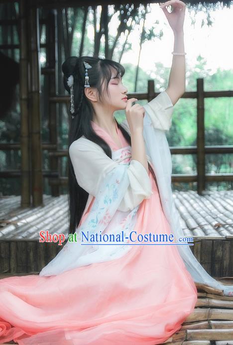 Traditional Chinese Ancient Costume China Ancient Tang Dynasty Hanfu Princess Dress Clothing