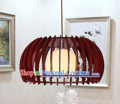 Traditional Chinese Handmade Palace Hanging Lantern Wood Ceiling Lanterns Ancient Lamp