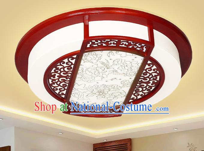 Traditional Chinese Handmade Lantern Palace Ceiling Lanterns Ancient Wood Lamp