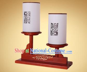 China Handmade Wood Lanterns Palace Desk Lantern Ancient Lanterns Traditional Lamp