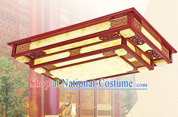 Traditional Chinese Wood Palace Lantern Handmade Ceiling Lanterns Ancient Lamp