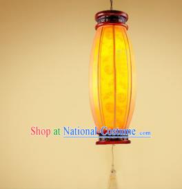 Traditional Chinese Hanging Palace Lantern Handmade Wood Ceiling Lanterns Ancient Lamp