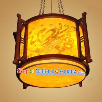 Traditional Chinese Hanging Palace Lantern Handmade Parchment Ceiling Lanterns Ancient Lamp