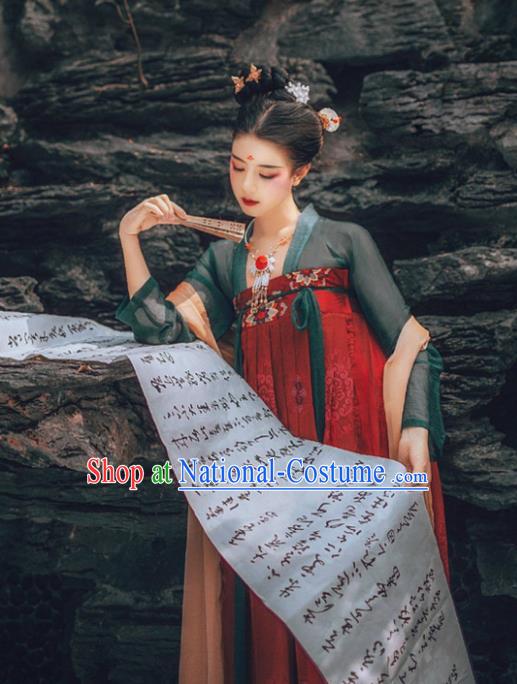 Traditional Chinese Ancient Costume China Wedding Dress Ancient Jin Dynasty Hanfu Princess Clothing