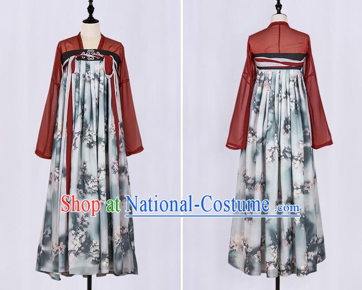 Traditional Chinese Ancient Costume China Wedding Dress Ancient Jin Dynasty Hanfu Princess Clothing