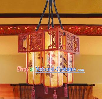 Traditional Chinese Parchment Palace Lantern Handmade Painted Hanging Lanterns Ancient Lamp