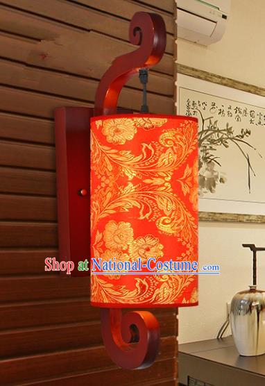 Traditional Chinese Wood Palace Lantern Handmade Red Wall Lanterns Ancient Lamp