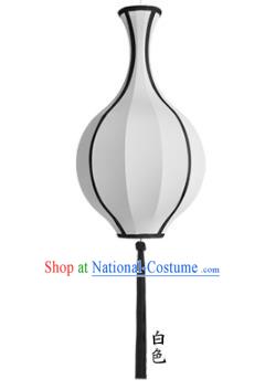 Top Grade Handmade White Vase Lanterns Traditional Chinese Hanging Palace Lantern Ancient Lanterns