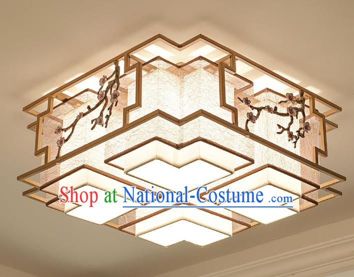 China Handmade Ceiling Lanterns Traditional Chinese Embroidered Four-Lights Palace Lantern Ancient Lanterns