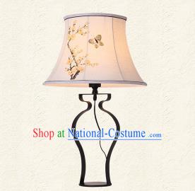 Traditional Chinese Palace Lantern Handmade Painted Butterfly Flowers Desk Lanterns Ancient Lamp