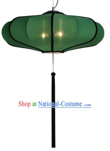 Top Grade Handmade Green Lanterns Traditional Chinese Palace Lantern Ancient Ceiling Lanterns