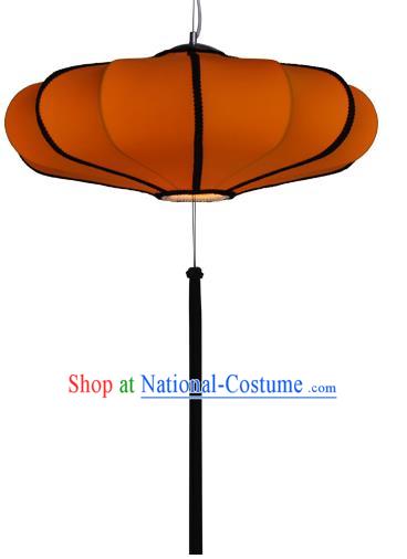 Top Grade Handmade Orange Lanterns Traditional Chinese Palace Lantern Ancient Ceiling Lanterns