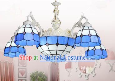 Top Grade Handmade Hanging Lanterns Traditional Chinese Six-Lights Palace Lantern Ancient Ceiling Lanterns