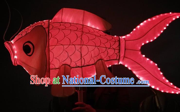 China Handmade Red Fish Lanterns Traditional Chinese New Year Palace Lantern Ancient Lanterns