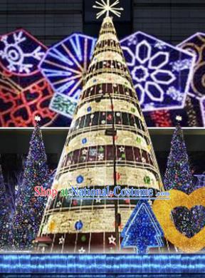 Traditional Handmade Christmas Shiny Decorations Large Christmas Tree Lights Lamplight LED Lamp Lanterns