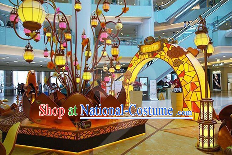 Handmade Chinese New Year Spring Festival Decorations Lanterns Stage Display Lamp