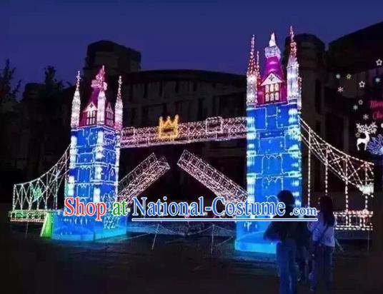 Traditional London Bridge Light Show Decorations Lamps Stage Display Lamplight LED Lanterns