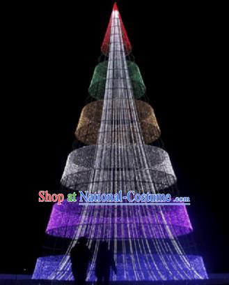 Traditional Christmas Tree Light Show Decorations Lamps Stage Display Lamplight LED Lanterns