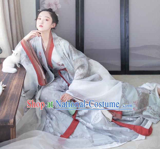 Traditional Chinese Ancient Costume China Wedding Dress Ancient Jin Dynasty Hanfu Princess Clothing