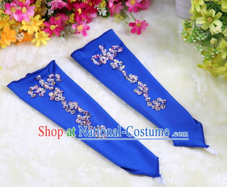 Indian Bollywood Belly Dance Accessories Royalblue Oversleeve Sleevelet for Kids