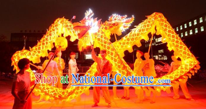 Chinese Traditional Dragon Dance Costumes Professional Lantern Festival Celebration Dragon Parade Complete Set