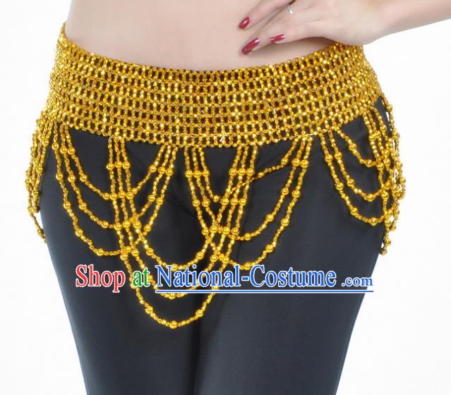 Indian Belly Dance Golden Waist Chain Belts India Raks Sharki Waistband for Women