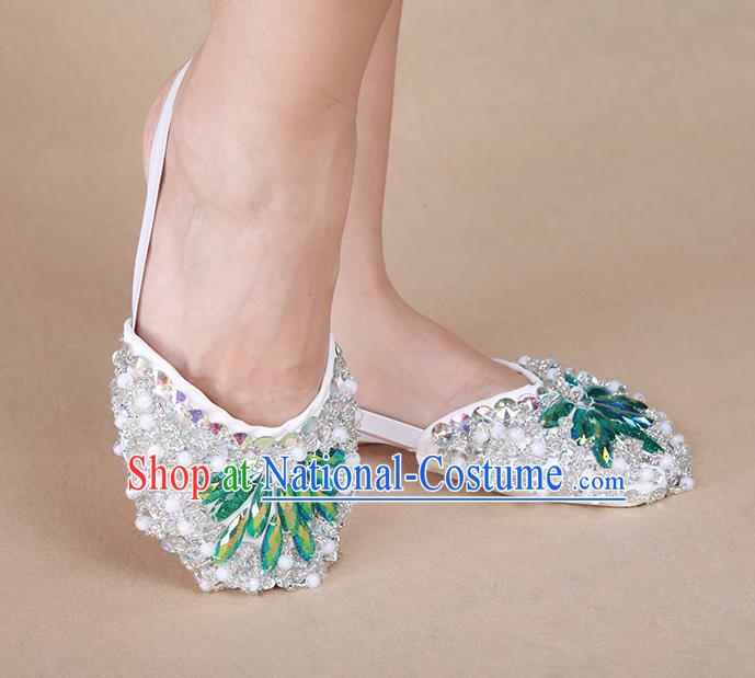 Indian Traditional Belly Dance Accessories Half Shoes for Women