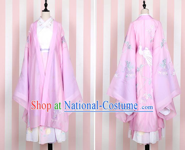 Traditional Chinese Ancient Costume China Wedding Dress Ancient Jin Dynasty Hanfu Princess Clothing