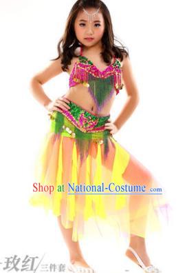 Traditional Asian Indian Belly Dance Costume Stage Performance India National Dance Dress Accessories Belts for Women