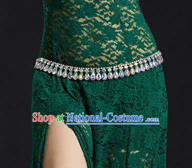 Indian Traditional Belly Dance Waist Accessories Crystal Belts for Women