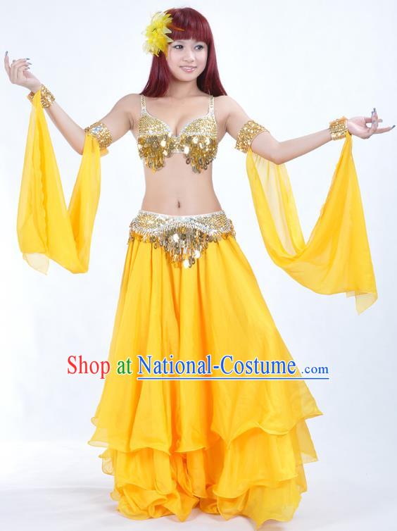 Traditional Asian Indian Belly Dance Costume Stage Performance India National Dance Dress Accessories Belts for Women