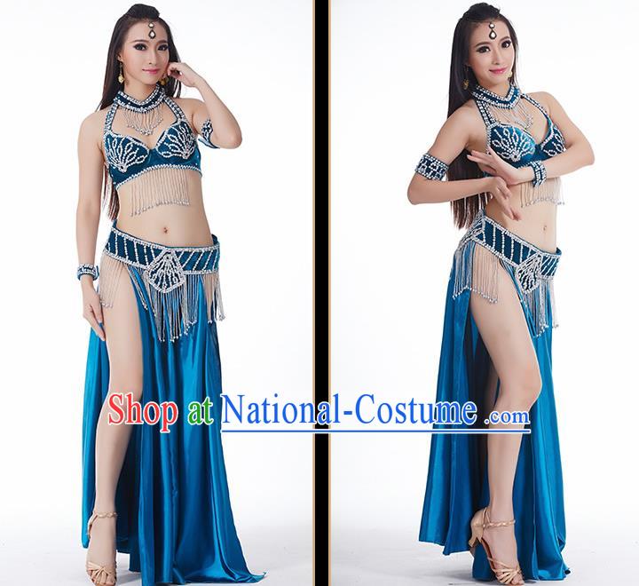 Traditional Asian Indian Belly Dance Costume Stage Performance India National Dance Dress Accessories Belts for Women