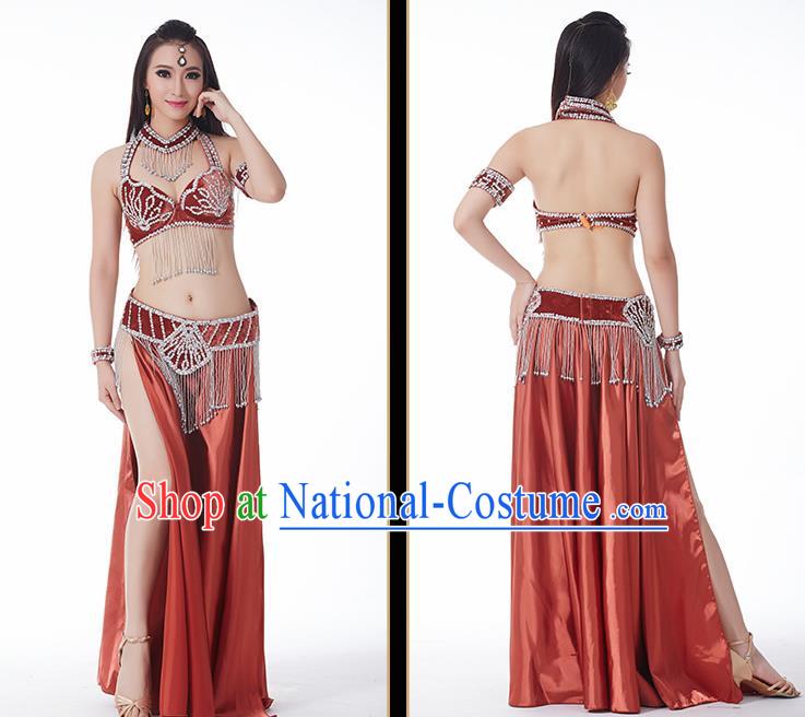 Traditional Asian Indian Belly Dance Costume Stage Performance India National Dance Dress Accessories Belts for Women