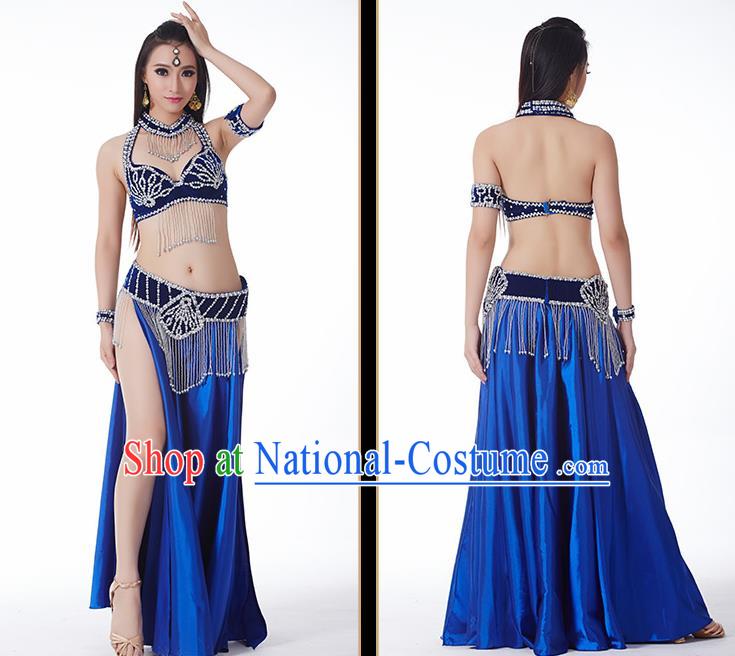 Traditional Asian Indian Belly Dance Costume Stage Performance India National Dance Dress Accessories Belts for Women