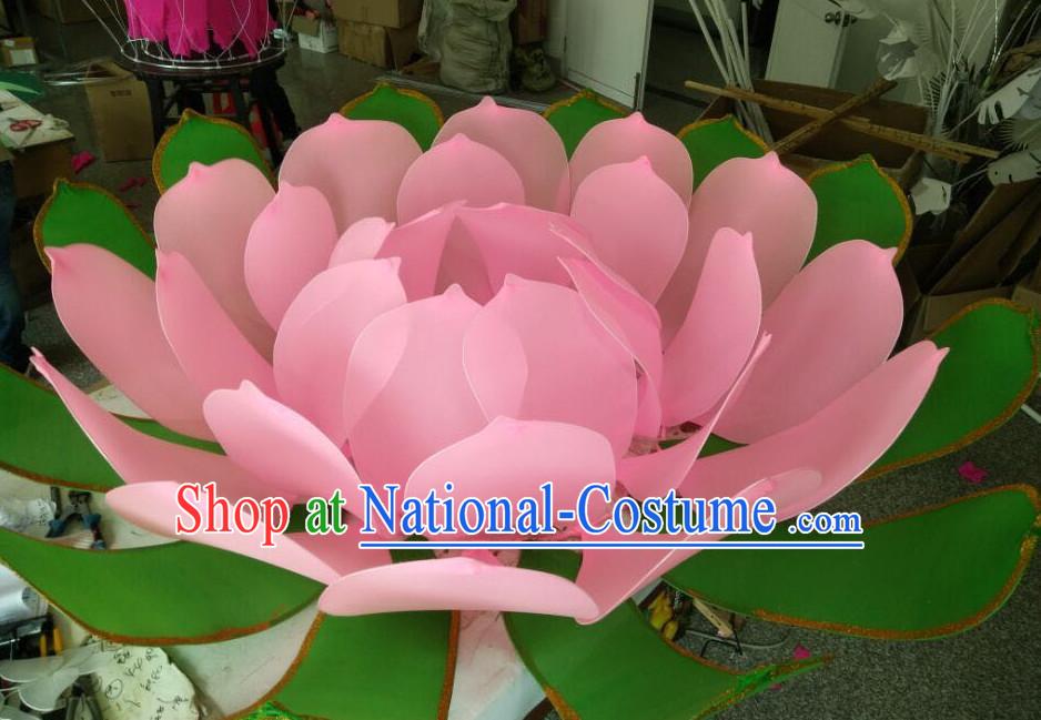 Handmade Stage Pond Giant 3 Meters Lotus Flower Props Arts