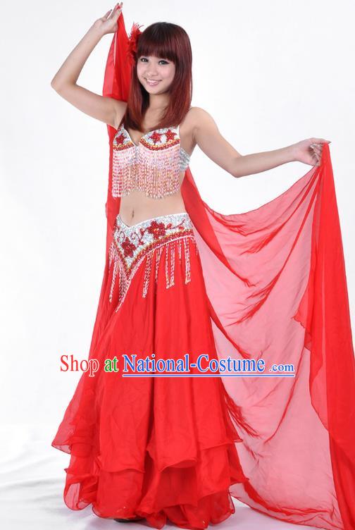 Traditional Asian Indian Belly Dance Costume Stage Performance India National Dance Dress Accessories Belts for Women