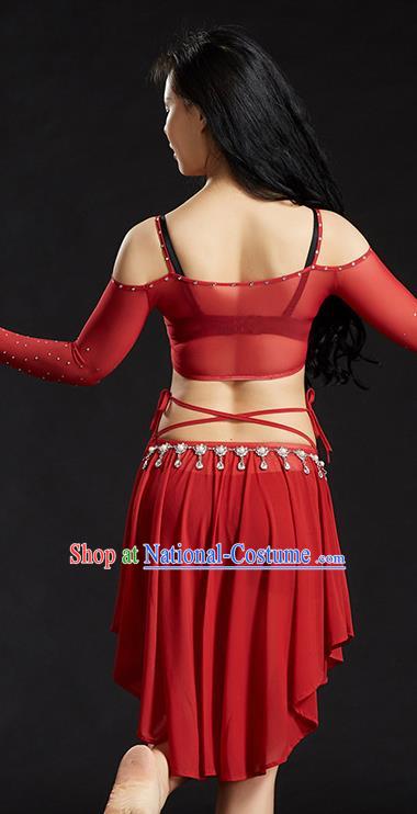 Traditional Asian Indian Belly Dance Costume Stage Performance India National Dance Dress Accessories Belts for Women