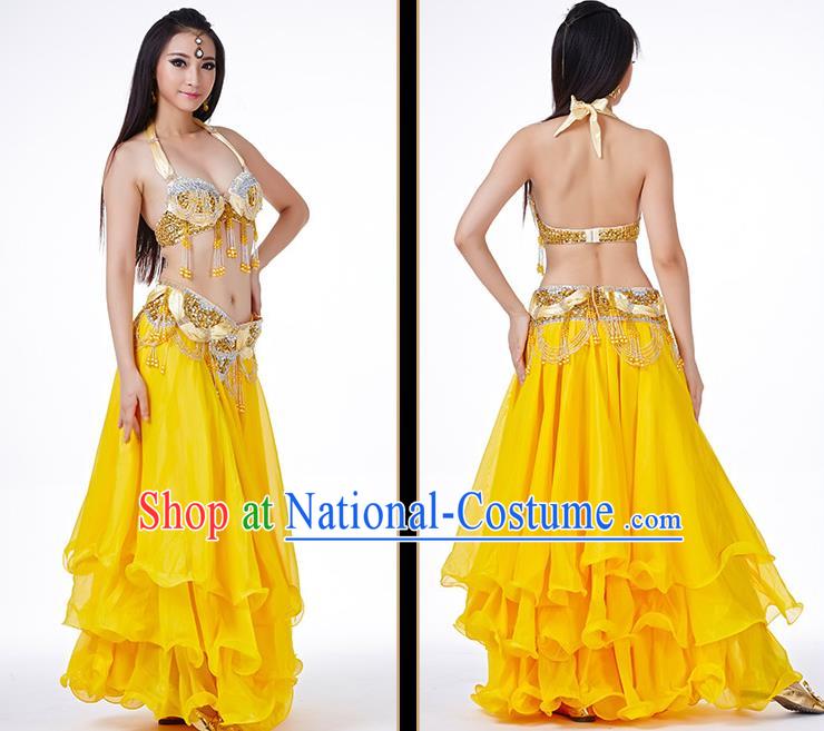 Traditional Asian Indian Belly Dance Costume Stage Performance India National Dance Dress Accessories Belts for Women