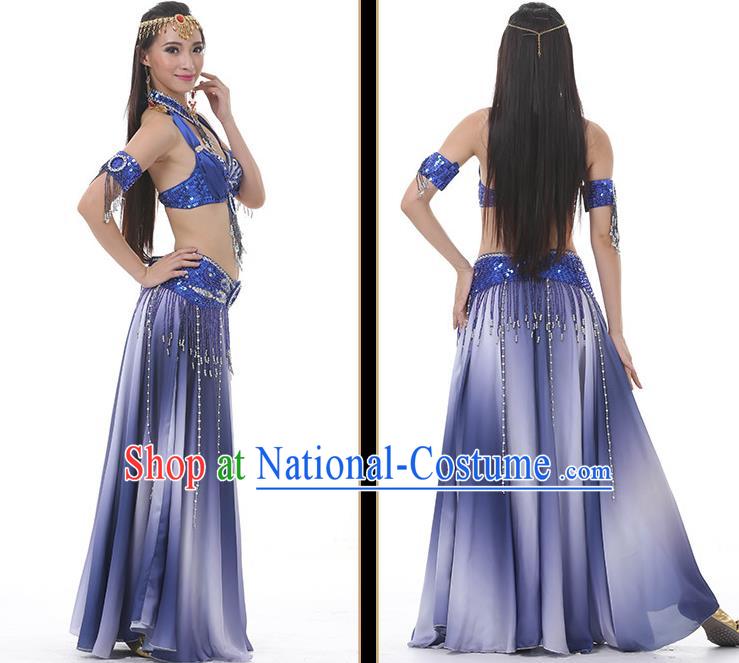 Traditional Asian Indian Belly Dance Costume Stage Performance India National Dance Dress Accessories Belts for Women