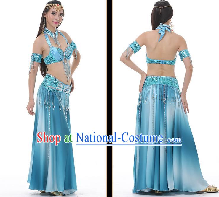 Traditional Asian Indian Belly Dance Costume Stage Performance India National Dance Dress Accessories Belts for Women