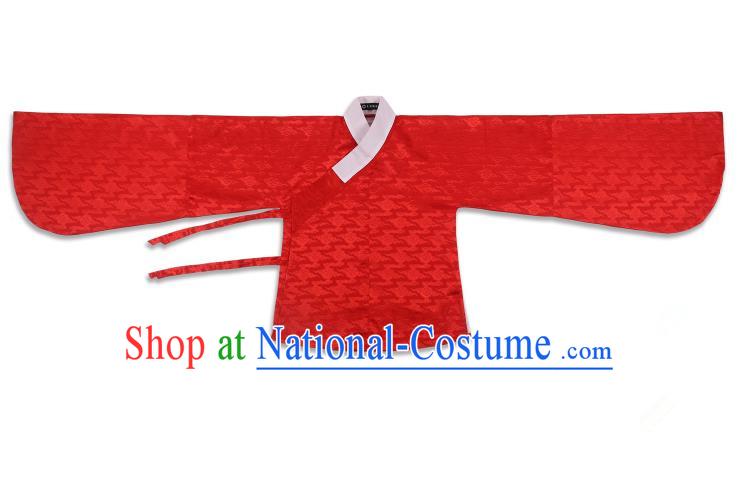 Chinese Ancient Ming Dynasty Costume Palace Lady Red Blouse Hanfu Clothing for Women