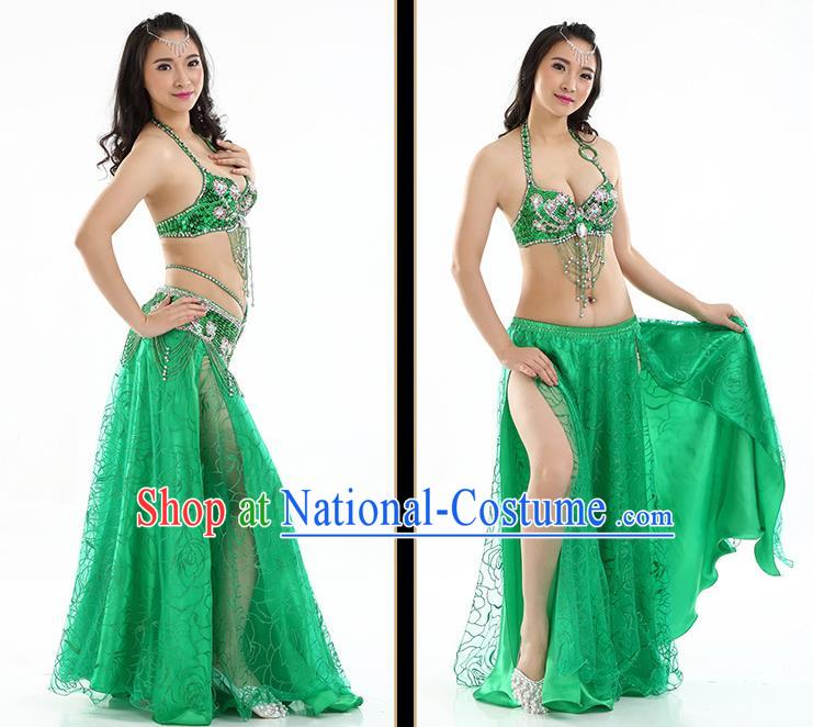 Traditional Asian Indian Belly Dance Costume Stage Performance India National Dance Dress Accessories Belts for Women