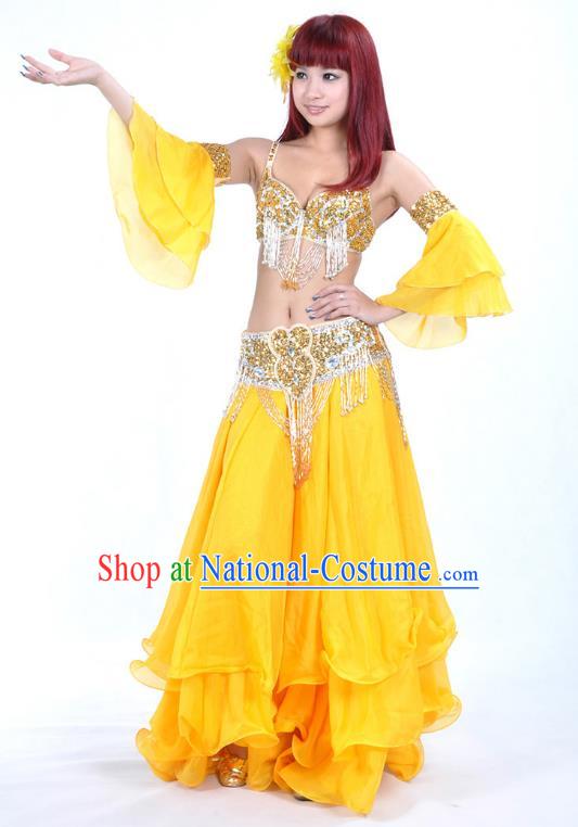 Traditional Asian Indian Belly Dance Costume Stage Performance India National Dance Dress Accessories Belts for Women