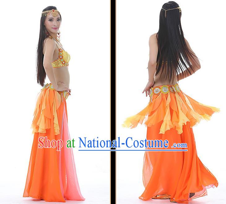 Traditional Asian Indian Belly Dance Costume Stage Performance India National Dance Dress Accessories Belts for Women