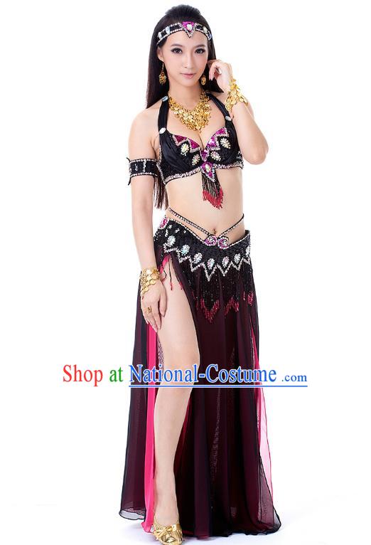 Traditional Bollywood Belly Dance Clothing Indian Oriental Dance Sexy Dress for Women