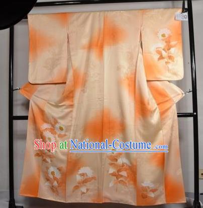 Japan Traditional Kimonos Costume Yukata Dress Japanese Furisode Kimono for Women