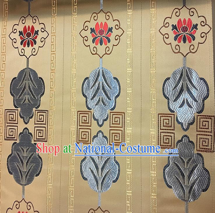 Chinese Traditional Fabric Tang Suit Pattern Brocade Chinese Fabric Asian Cheongsam Material